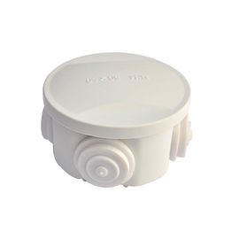 Китай Тип белая пластиковая распределительная коробка на открытом воздухе круга круглый/круглая пластиковая электрическая коробка поставщик
