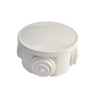 Китай Тип белая пластиковая распределительная коробка на открытом воздухе круга круглый/круглая пластиковая электрическая коробка компания